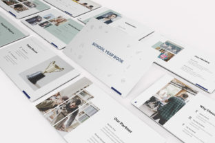 Elevate Your Educational Storytelling with the School Year Book Keynote Template