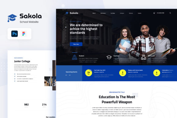 Evaluating the Sakola Senior High School Website UI Template for Educational Institutions