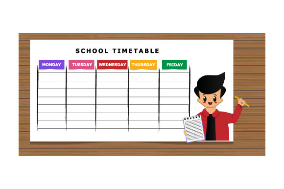 Mastering Organization with School Timetable Template Design 02: A Comprehensive Guide for Educators and Parents