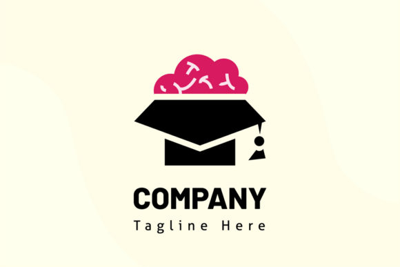 Mastering the Brain Hat Study Illustration Template Ed for Educational Branding