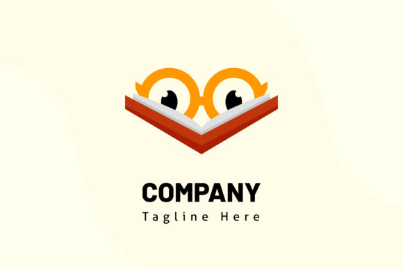 The Visual Power of the Eye Glass Read Book Illustration Logo in Modern Education Branding