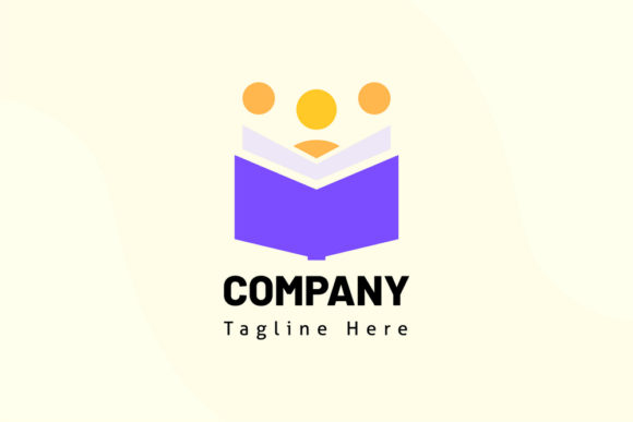 Three People Read Book Illustration Temp: A Versatile Visual for Modern Education Branding