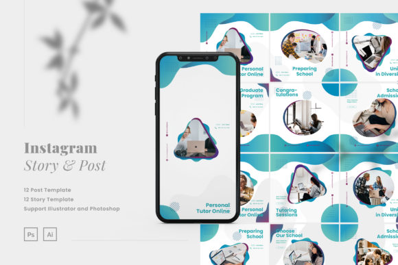 Transforming Educational Marketing with the Elegant Puzzle School Instagram Template